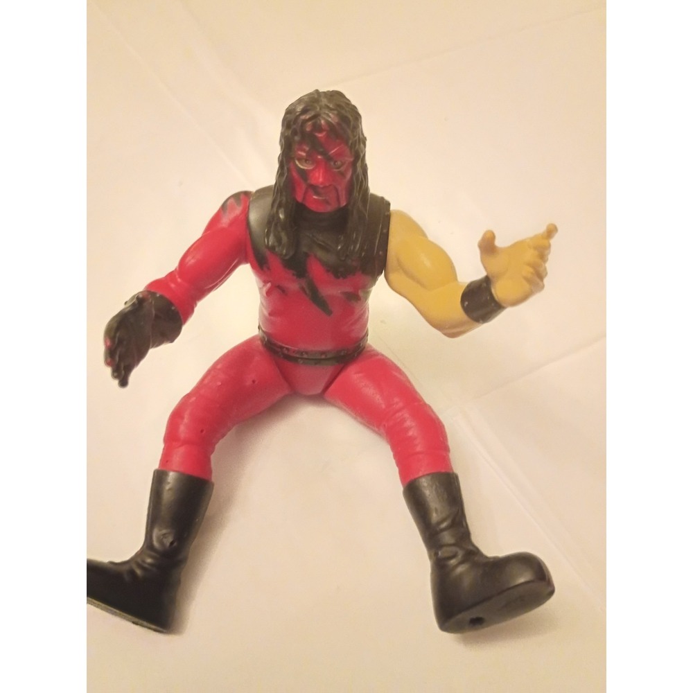 1998 Jakks Pacific WWF Kane 6" ( Chopping Action) Figure Used